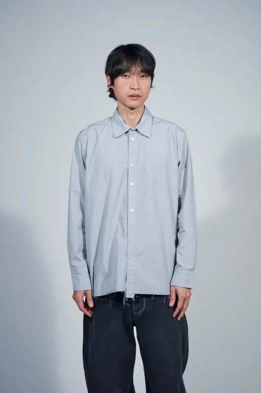 CF.22.04.02.01 NORMAL SHIRT cotton shirting light grey sold by Camiel Fortgens