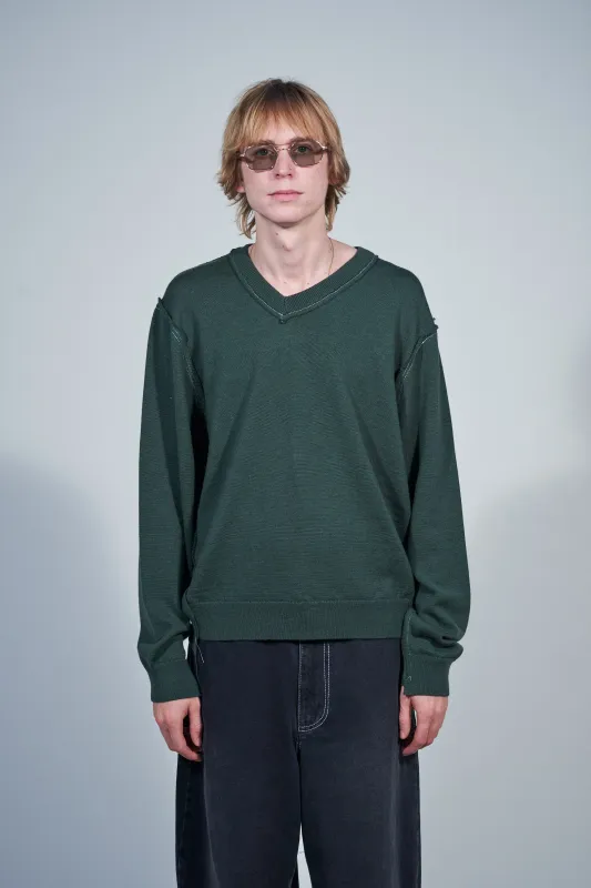 CF.22.03.03.03 FRANKENSTEIN MERINO WOOL merino green made by Camiel Fortgens