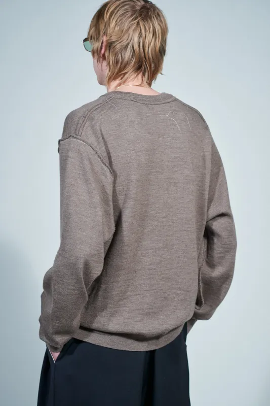 CF.22.03.03.01 FRANKENSTEIN MERINO WOOL merino light brown made by Camiel Fortgens