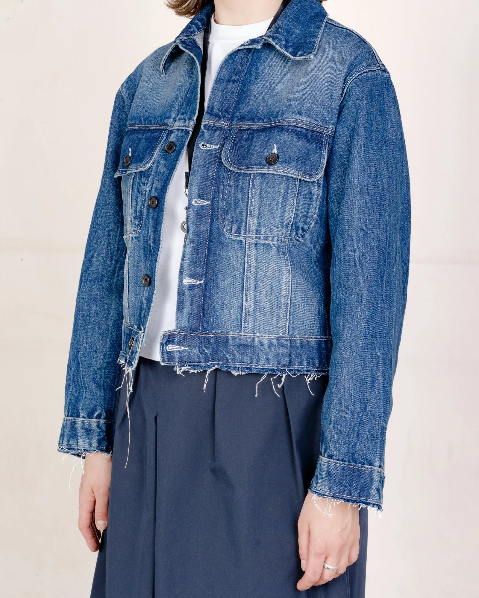 CF.21.15.01.03 TRUCKER DENIM JACKET vintage wash denim vintage wash sold by Camiel Fortgens