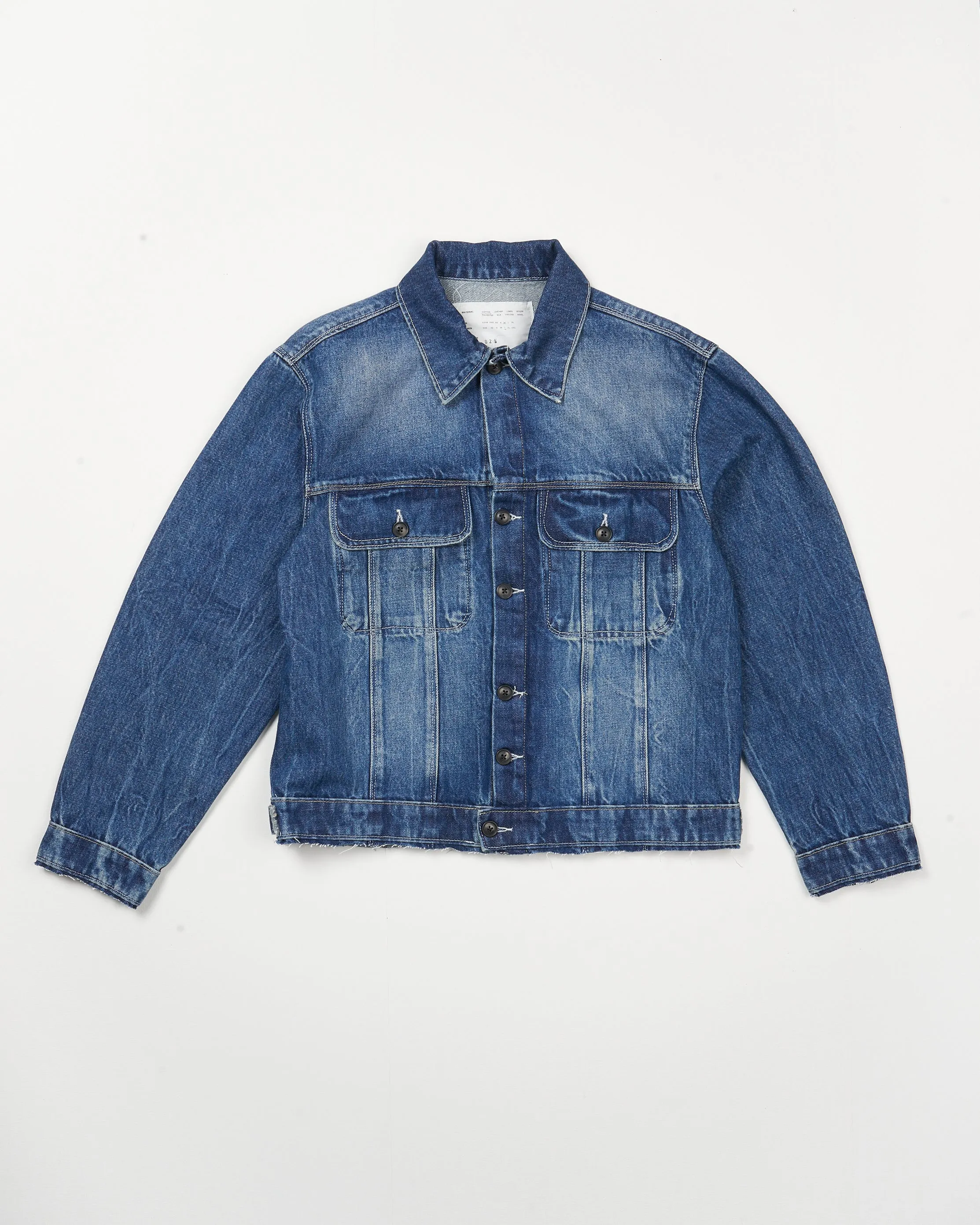 CF.21.15.01.03 TRUCKER DENIM JACKET vintage wash denim vintage wash sold by Camiel Fortgens product image thumbnail 2