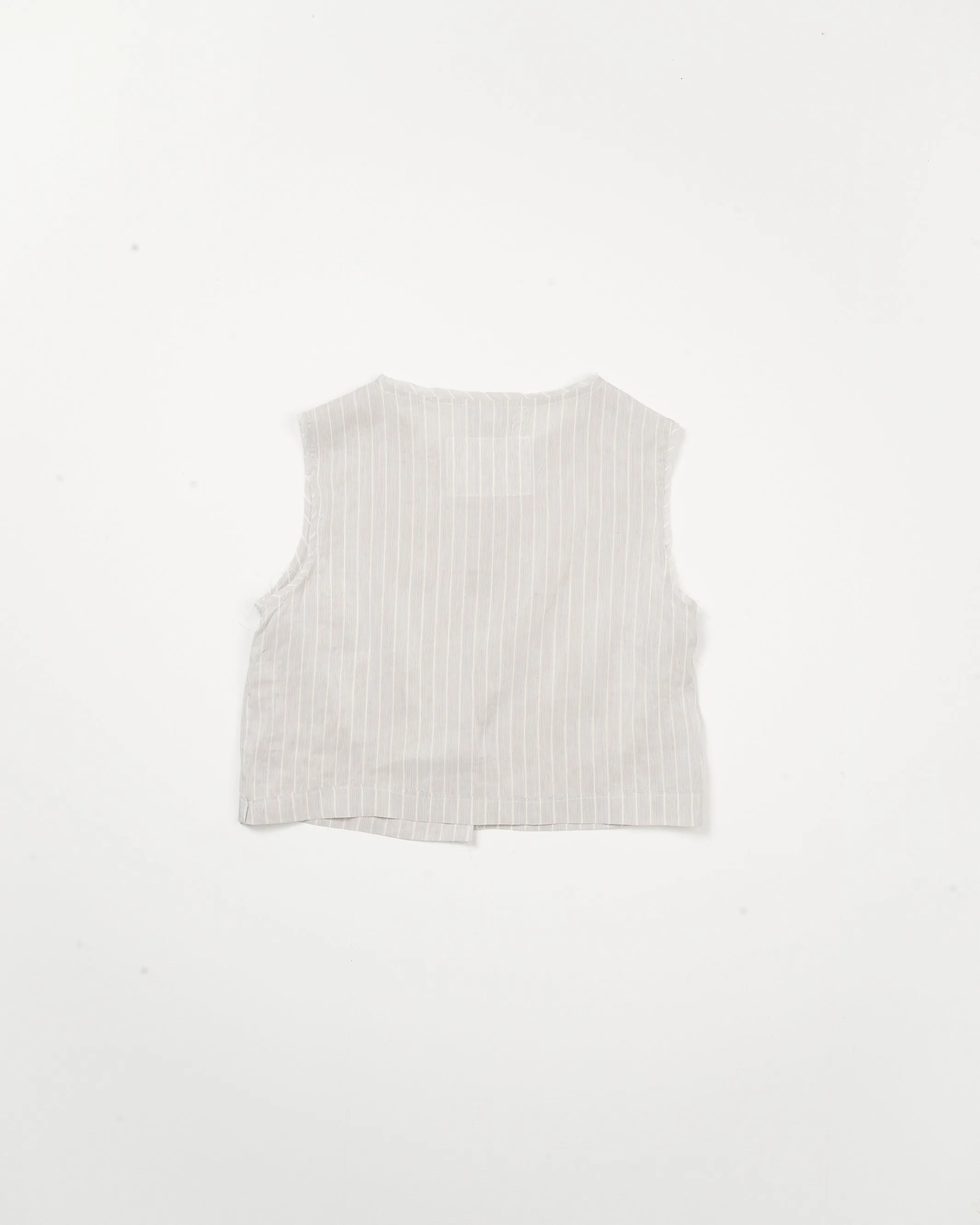 CF.21.05.01.02 SQUARE TOP linen shirting grey/white stripe sold by Camiel Fortgens product image thumbnail 3