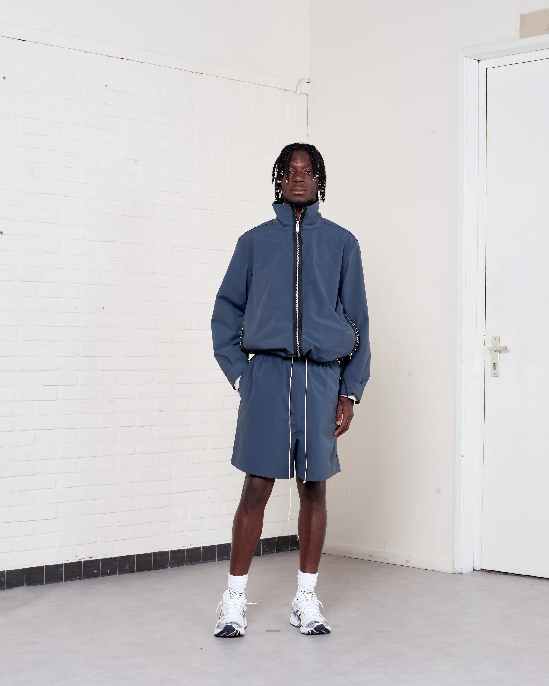 CF.21.13.01.05 KNEE SHORTS technical nylon petrol sold by Camiel Fortgens product image thumbnail 4