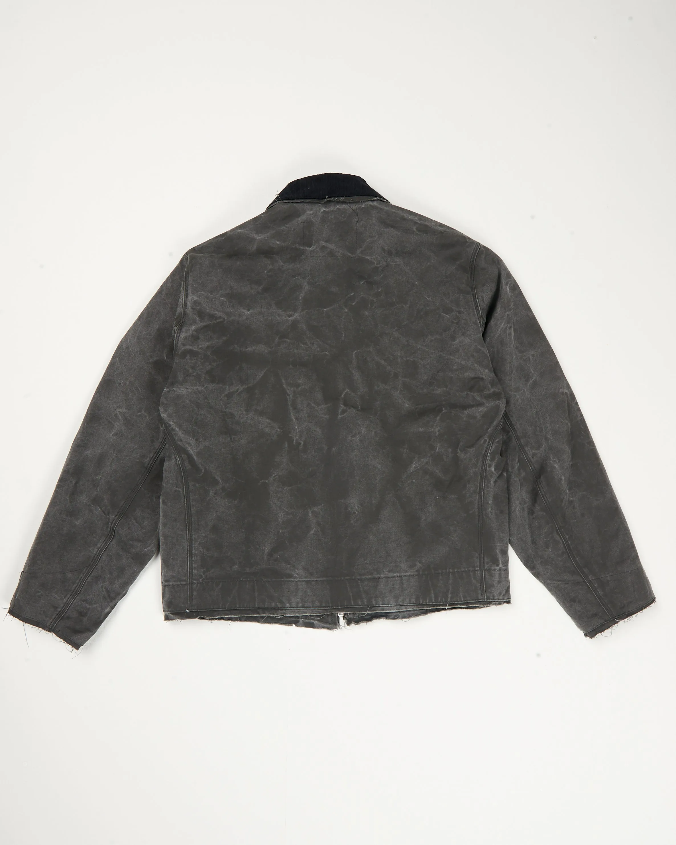 CF.21.10.01.02 WORKER JACKET washed canvas black vintage wash sold by Camiel Fortgens product image thumbnail 3