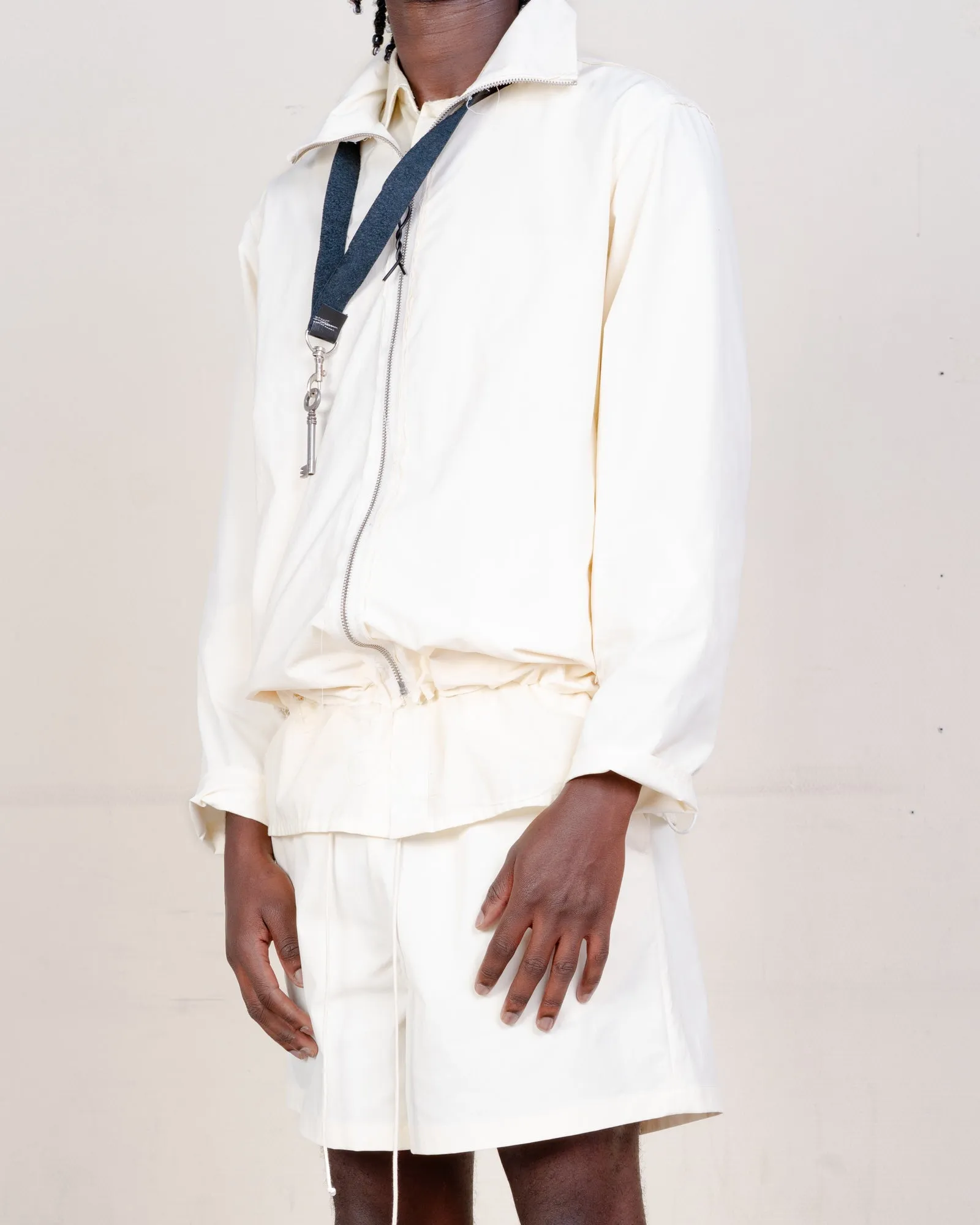 CF.21.09.02.02 TRACK JACKET technical nylon light yellow sold by Camiel Fortgens