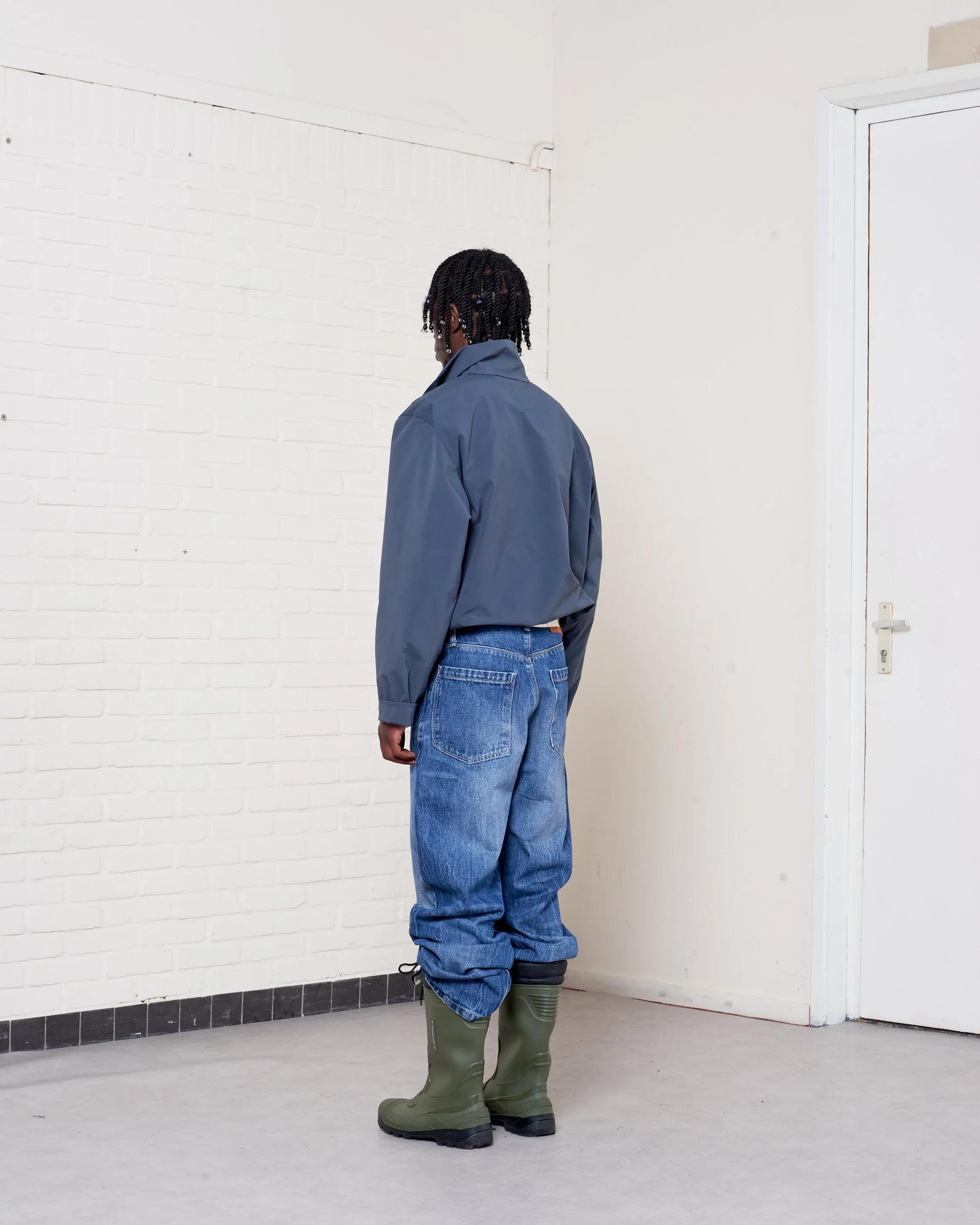 CF.21.09.02.01 TRACK JACKET technical nylon petrol sold by Camiel Fortgens product image thumbnail 5