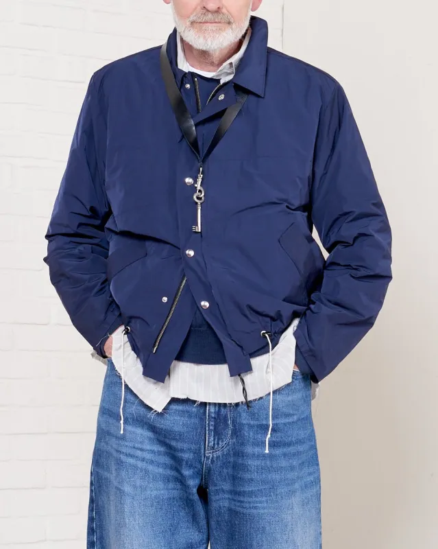 CF.21.09.01.02 SIMPLE JACKET technical twill navy made by Camiel Fortgens