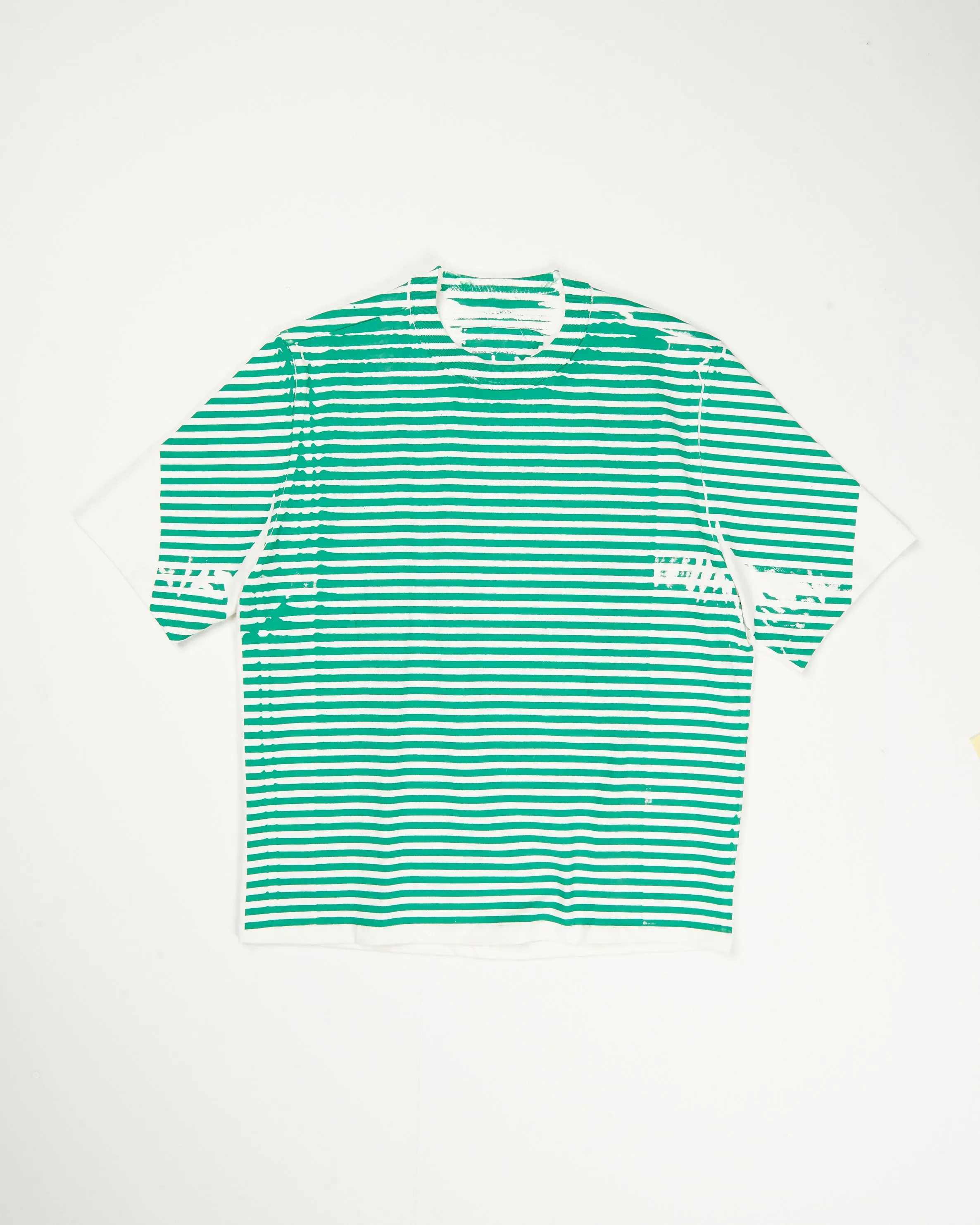 CF.21.01.05.05 BIG TEE heavy jersey green/white stripe sold by Camiel Fortgens product image thumbnail 2