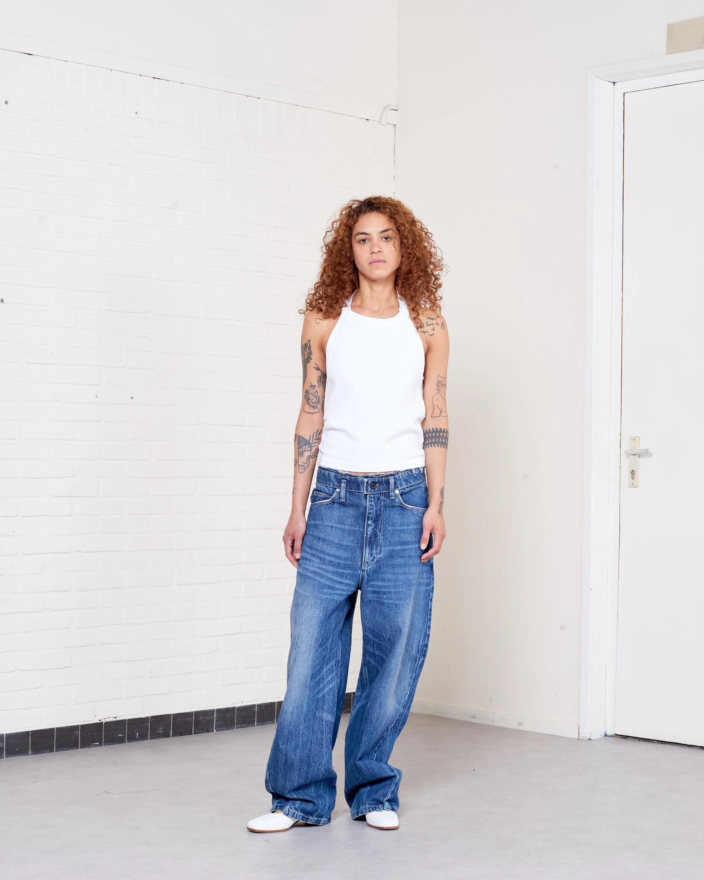 CF.21.01.01.01 HALTER TOP blue stripe sold by Camiel Fortgens product image thumbnail 3