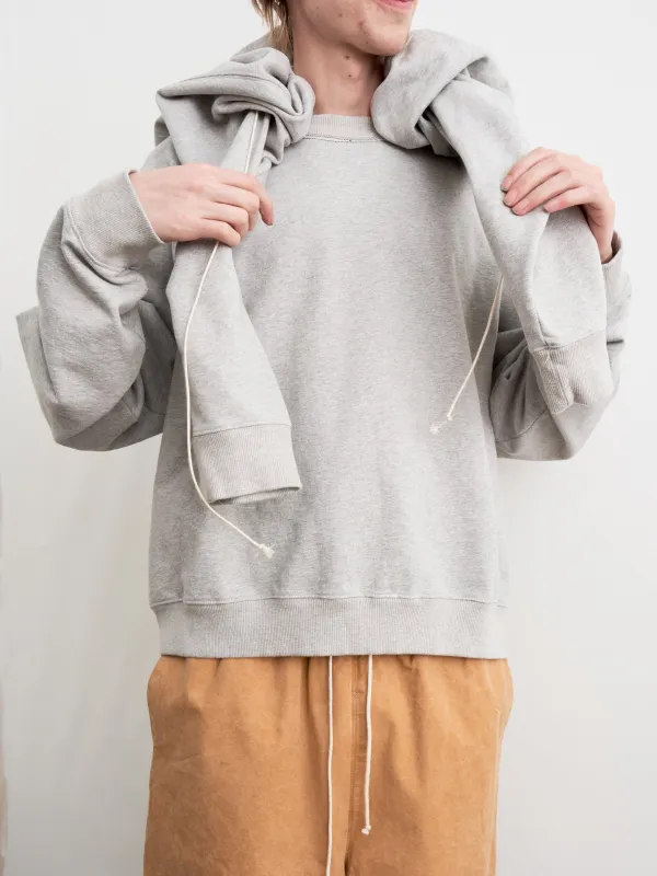 CF.21 RESEARCH CREWNECK HOOD HEAVY SWEAT made by Camiel Fortgens