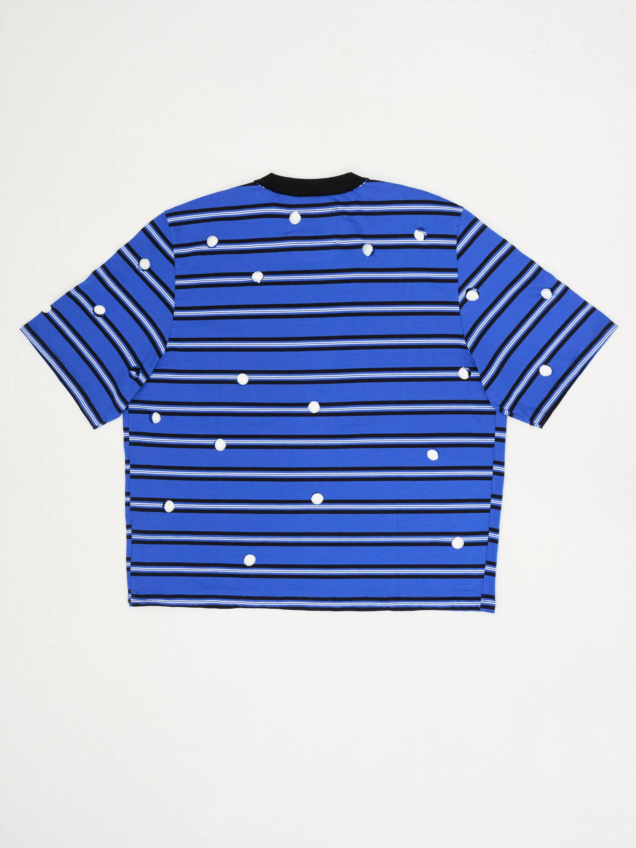 CF.21 RESEARCH HOLES TEE RIB JERSEY BLUE/BLACK/WHITE STRIPE sold by Camiel Fortgens product image thumbnail 3