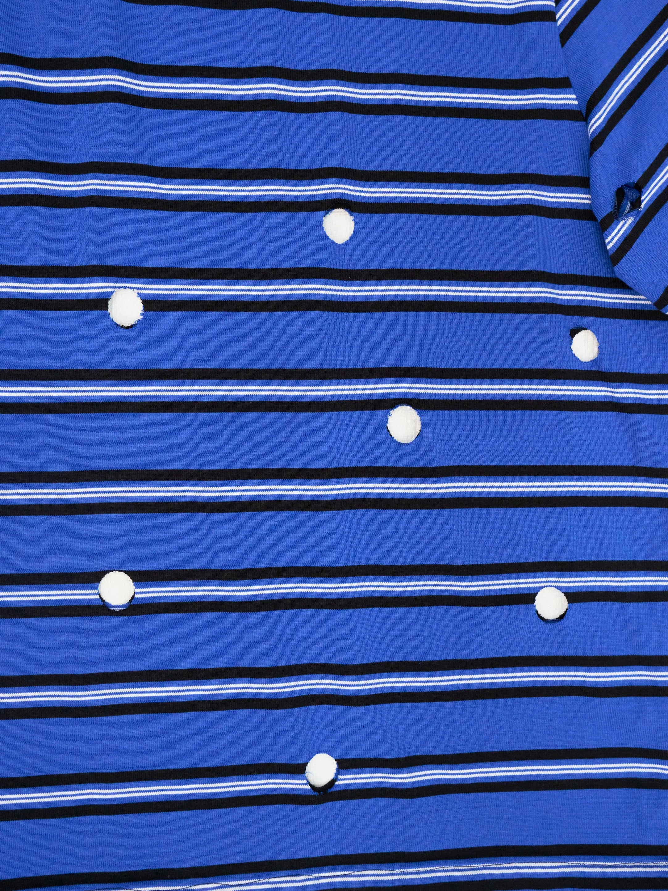 CF.21 RESEARCH HOLES TEE RIB JERSEY BLUE/BLACK/WHITE STRIPE sold by Camiel Fortgens product image thumbnail 4
