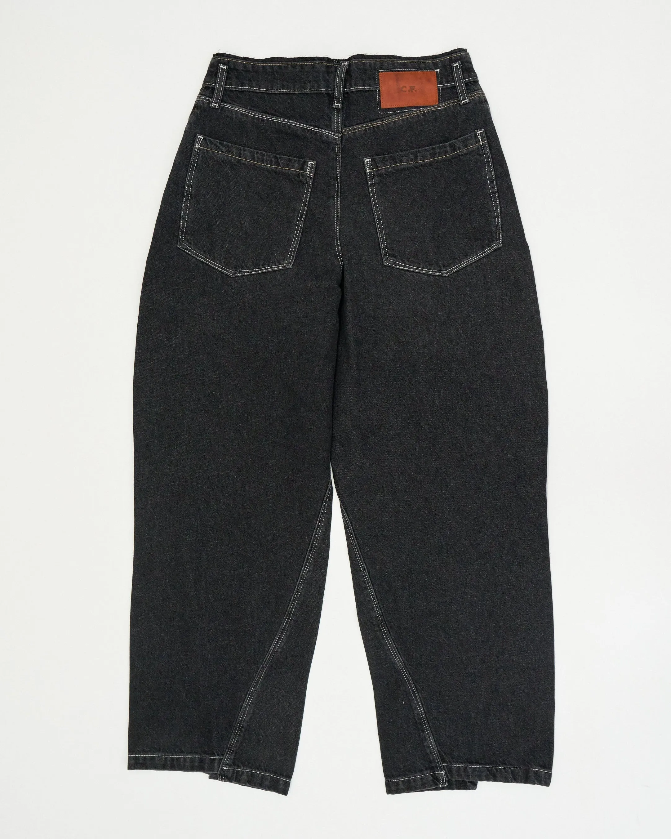 CF. EXCLUSIVE CROPPED WOBBLY JEANS black sold by Camiel Fortgens product image thumbnail 3