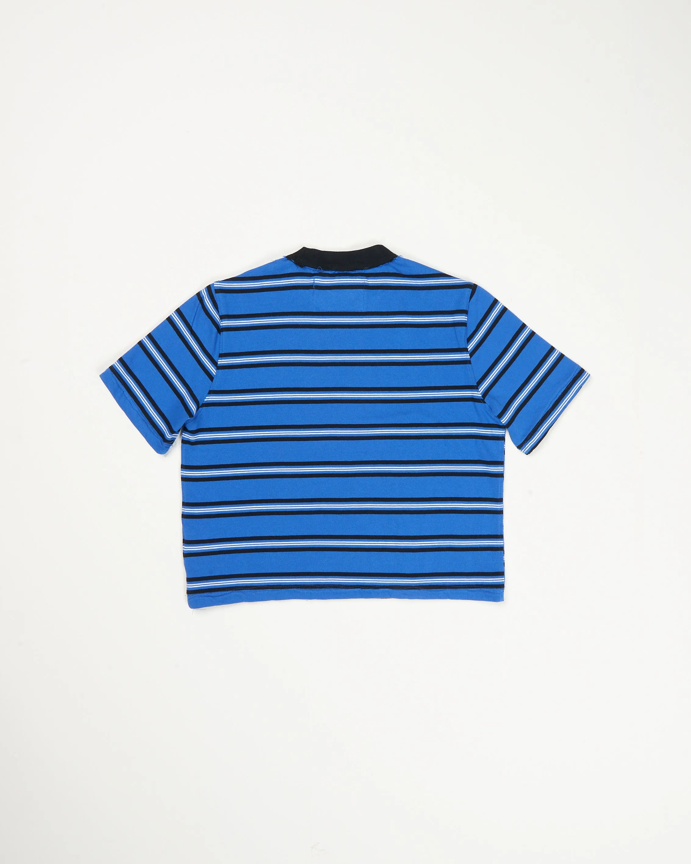 CF.21.01.03.05 NORMAL TEE SS rib jersey blue/black/white stripe sold by Camiel Fortgens product image thumbnail 3