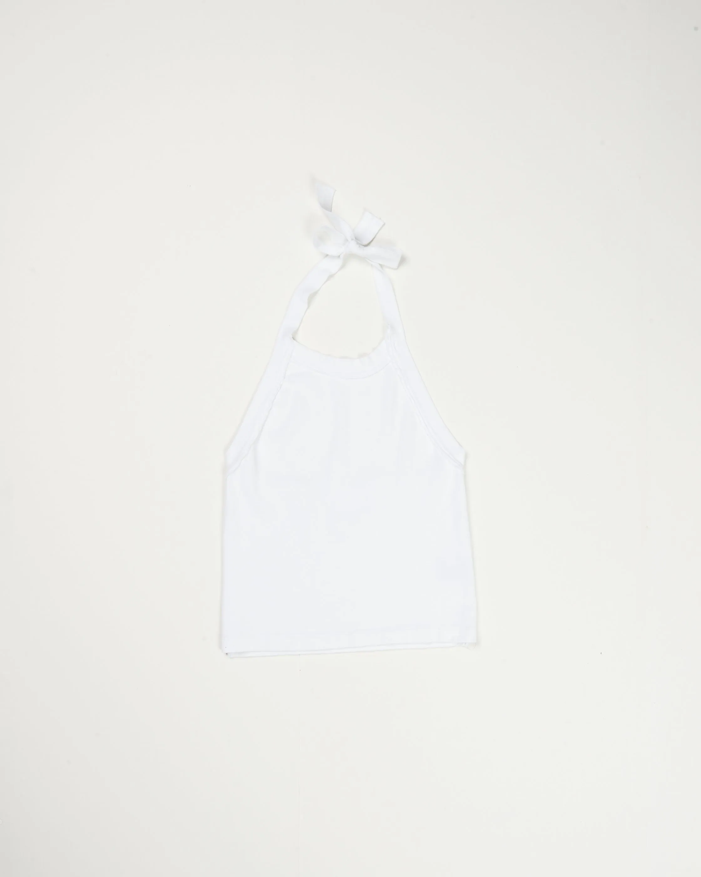 CF.21.01.01.01 HALTER TOP rib jersey white sold by Camiel Fortgens product image thumbnail 2