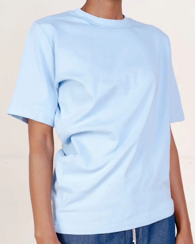 CF.21.01.04.01 TWISTED NORMAL TEE rib jersey light blue made by Camiel Fortgens
