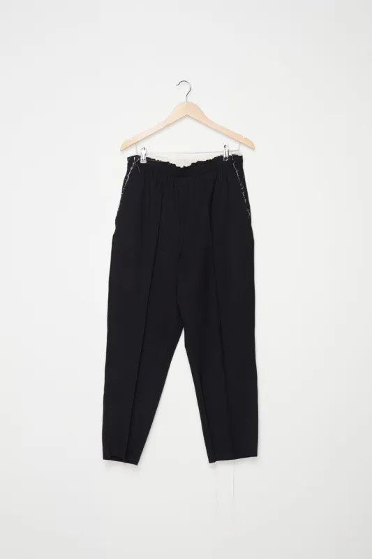 CF.18.02.06.01 TRACK PANTS PUNTA JERSEY BLACK made by Camiel Fortgens