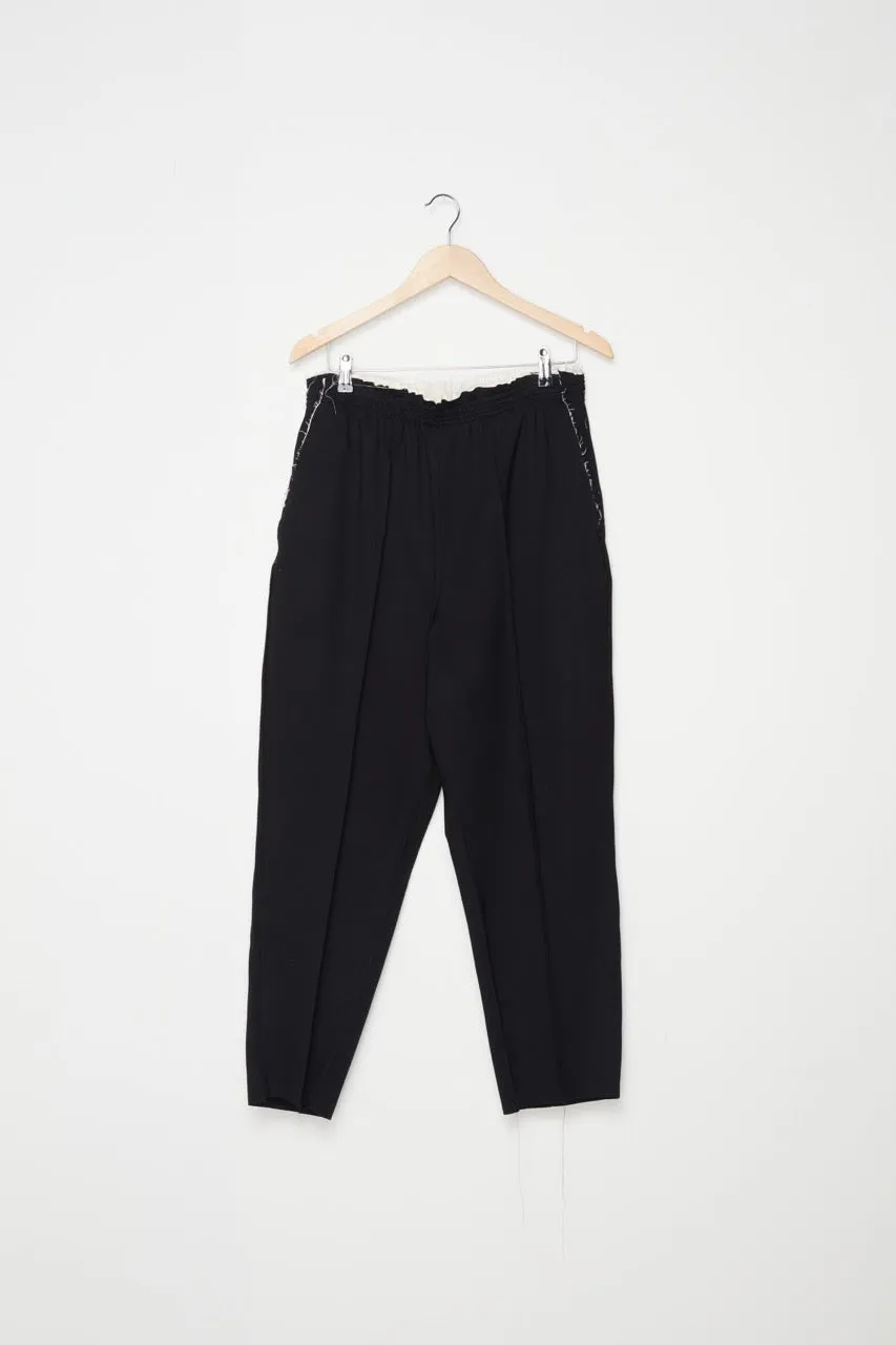 CF.18.02.06.01 TRACK PANTS PUNTA JERSEY BLACK sold by Camiel Fortgens