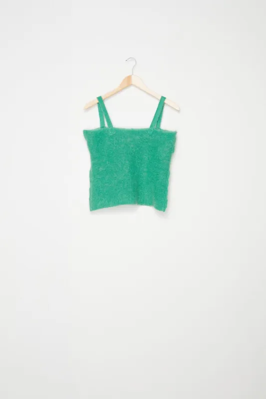 CF.18.03.06.01 FITTED KNIT TOP green made by Camiel Fortgens