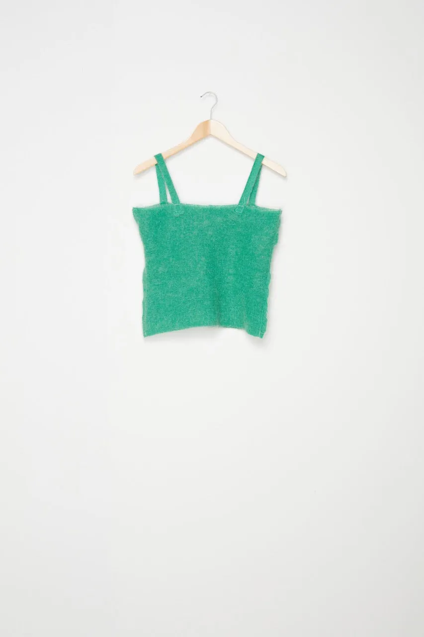 CF.18.03.06.01 FITTED KNIT TOP green sold by Camiel Fortgens