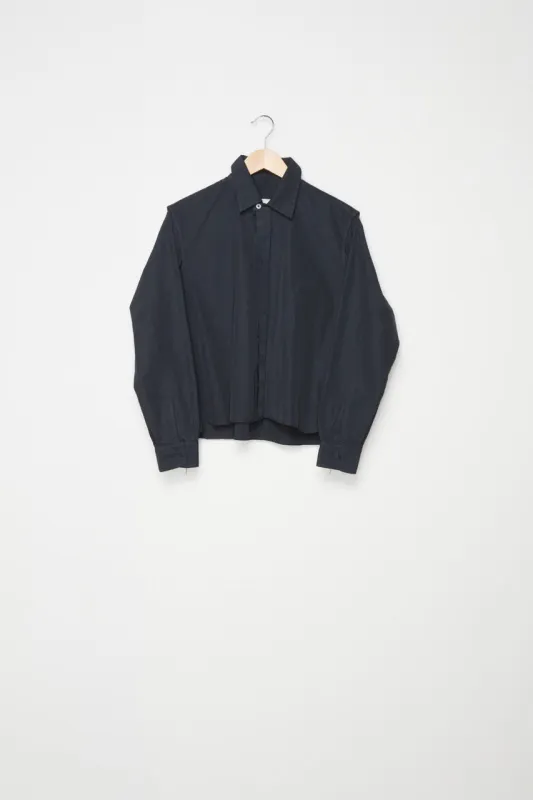 CF.18.04.01.01 INSIDE-OUT BASIC SHIRT black made by Camiel Fortgens