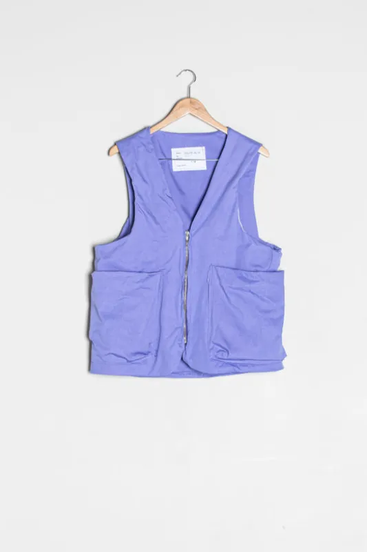 CF.15.05.01.01 ZIP VEST purple made by Camiel Fortgens