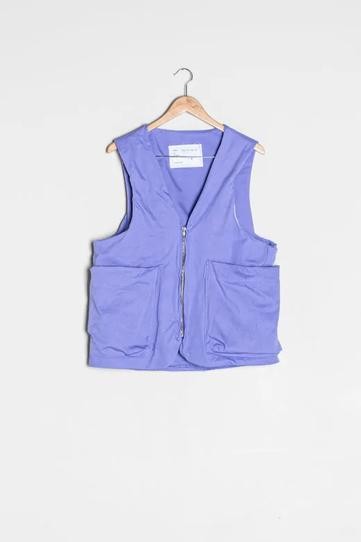 CF.15.05.01.01 ZIP VEST purple sold by Camiel Fortgens
