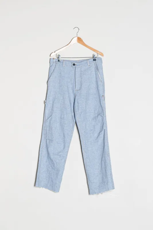 CF.15.06.09.02 WORKER PANTS denim blue made by Camiel Fortgens