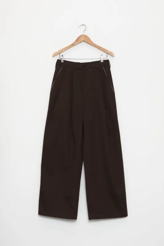 CF.19.06.05.01 SUIT PANTS brown made by Camiel Fortgens