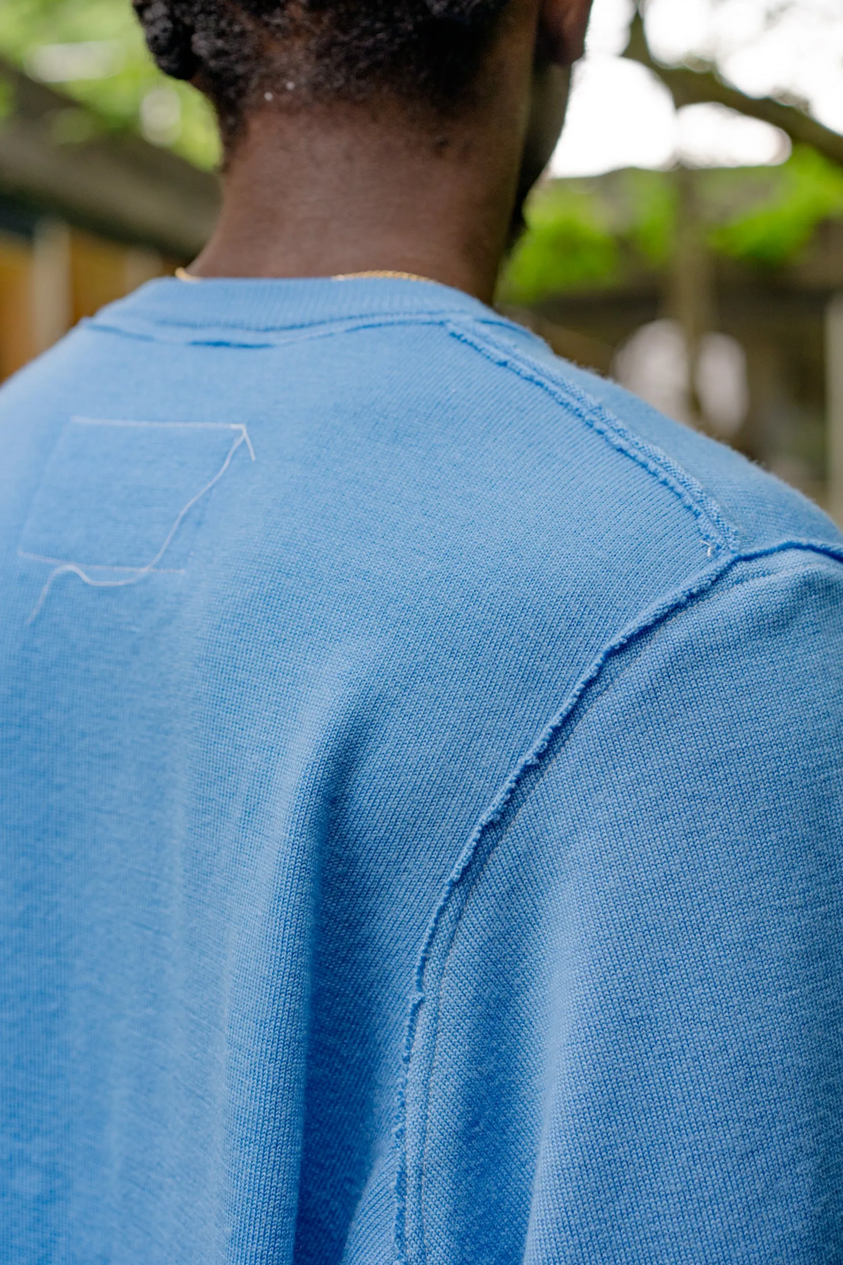 CF.19.03.10.01 FRANKENSTEIN V-NECK blue sold by Camiel Fortgens product image thumbnail 5