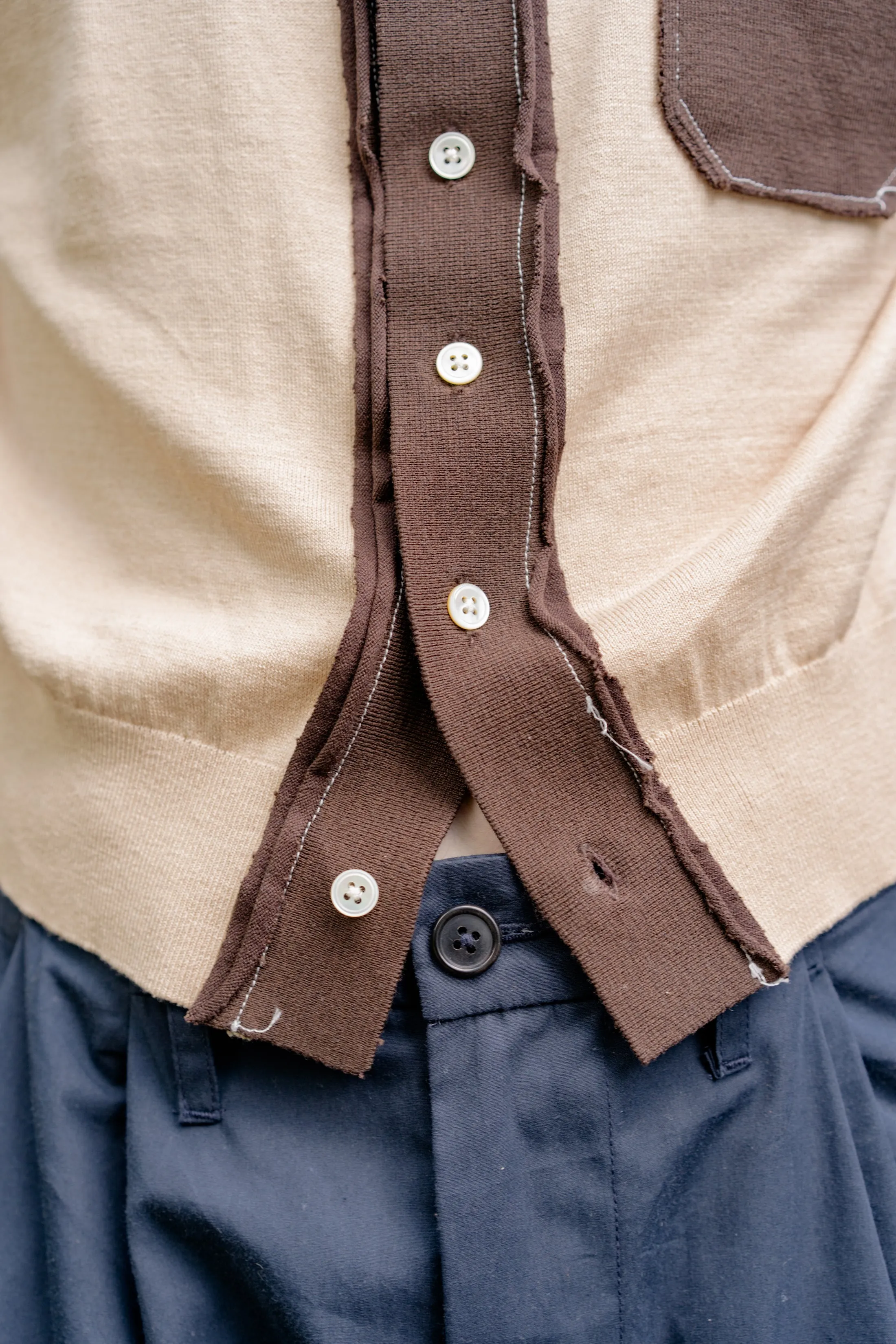 CF.19.03.02.01 70S CARDIGAN sand/brown sold by Camiel Fortgens product image thumbnail 5