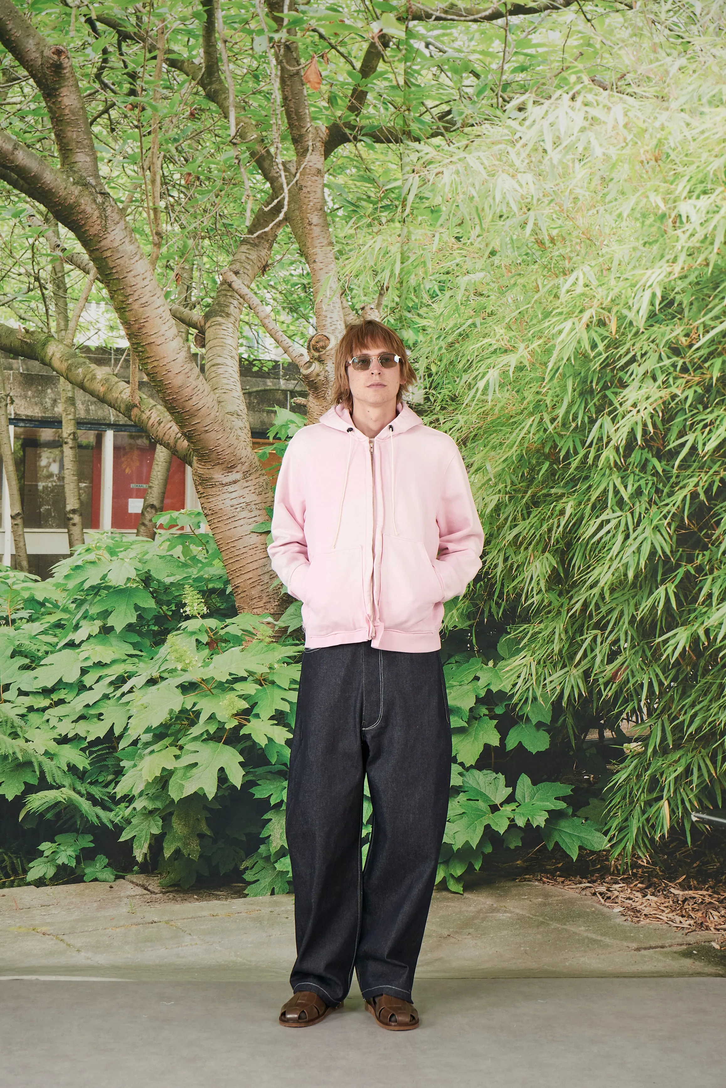 CF.19.02.01.01 FITTED ZIP HOODIE pink sun faded sold by Camiel Fortgens product image thumbnail 3