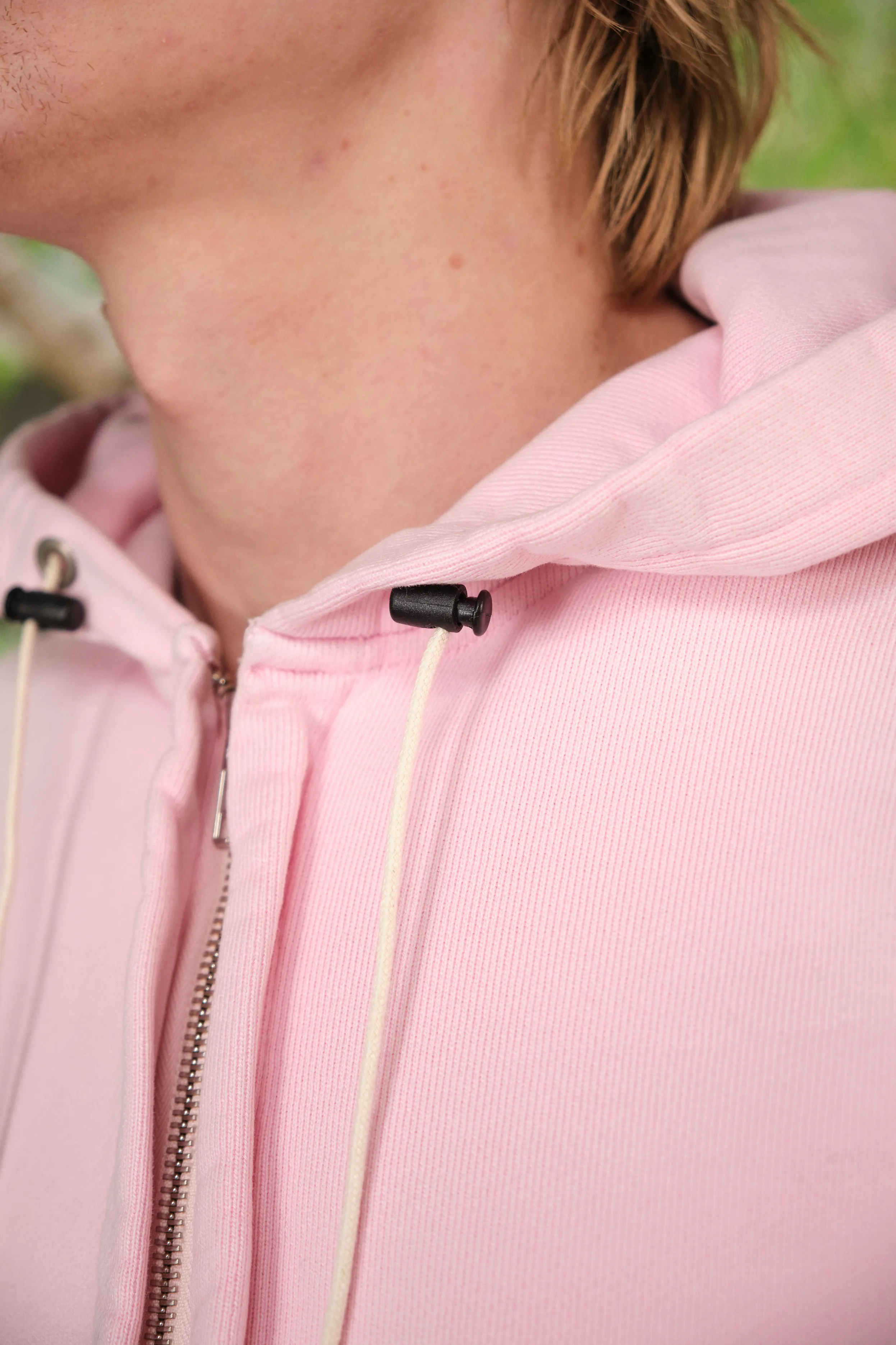 CF.19.02.01.01 FITTED ZIP HOODIE pink sun faded sold by Camiel Fortgens product image thumbnail 5