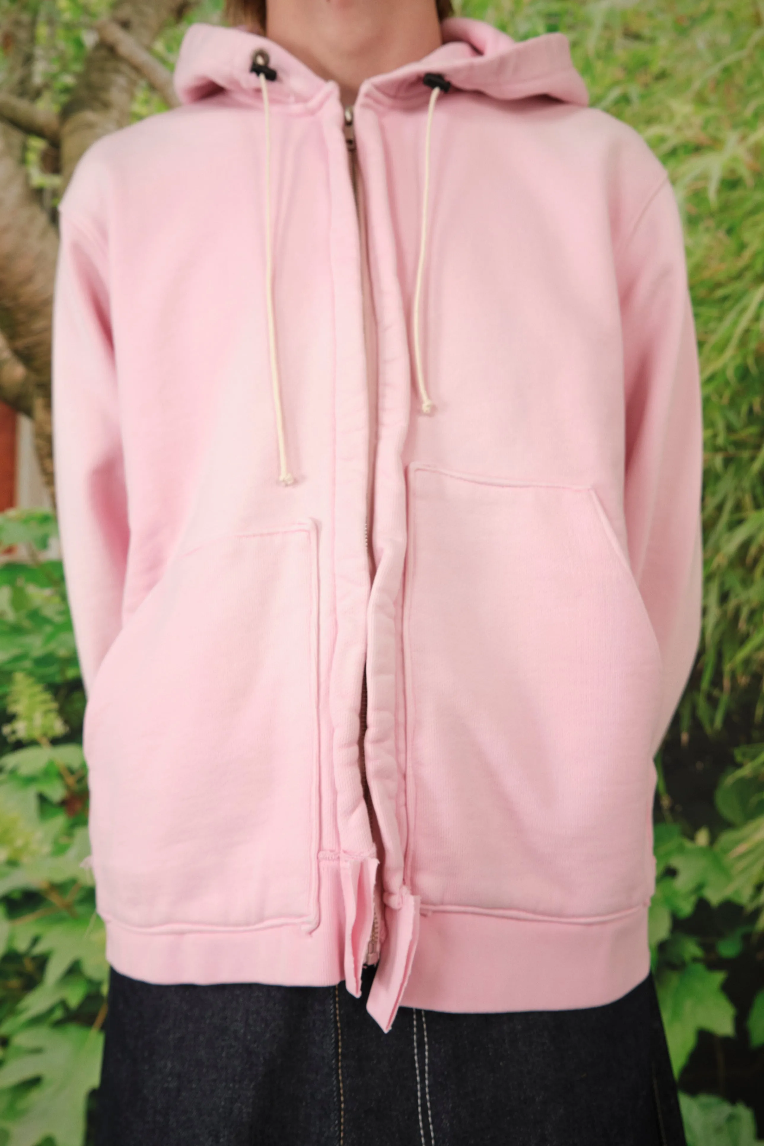 CF.19.02.01.01 FITTED ZIP HOODIE pink sun faded sold by Camiel Fortgens product image thumbnail 2