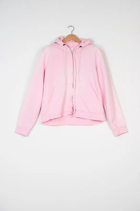 CF.19.02.01.01 FITTED ZIP HOODIE pink sun faded made by Camiel Fortgens