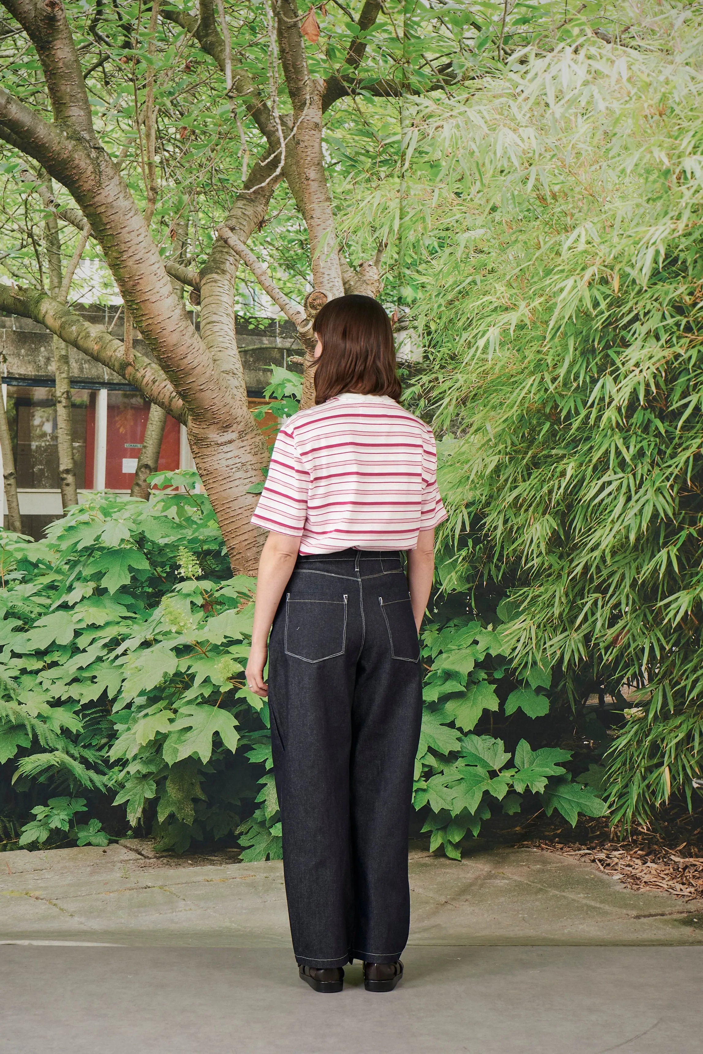 CF.19.01.02.01 NORMAL TEE HEAVY JERSEY pink stripes sold by Camiel Fortgens product image thumbnail 5