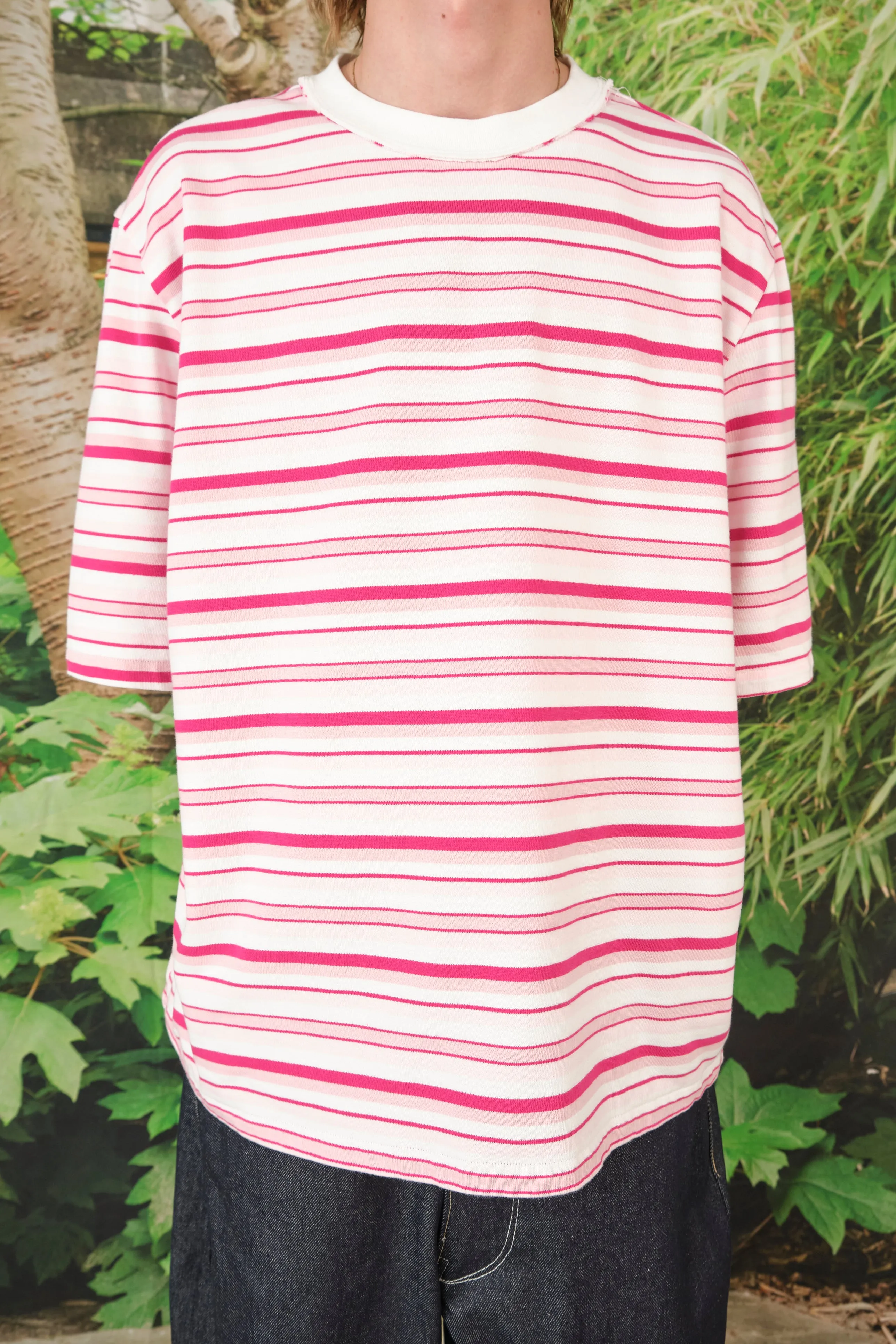 CF.19.01.01.01 BIG TEE HEAVY JERSEY pink stripes sold by Camiel Fortgens product image thumbnail 2