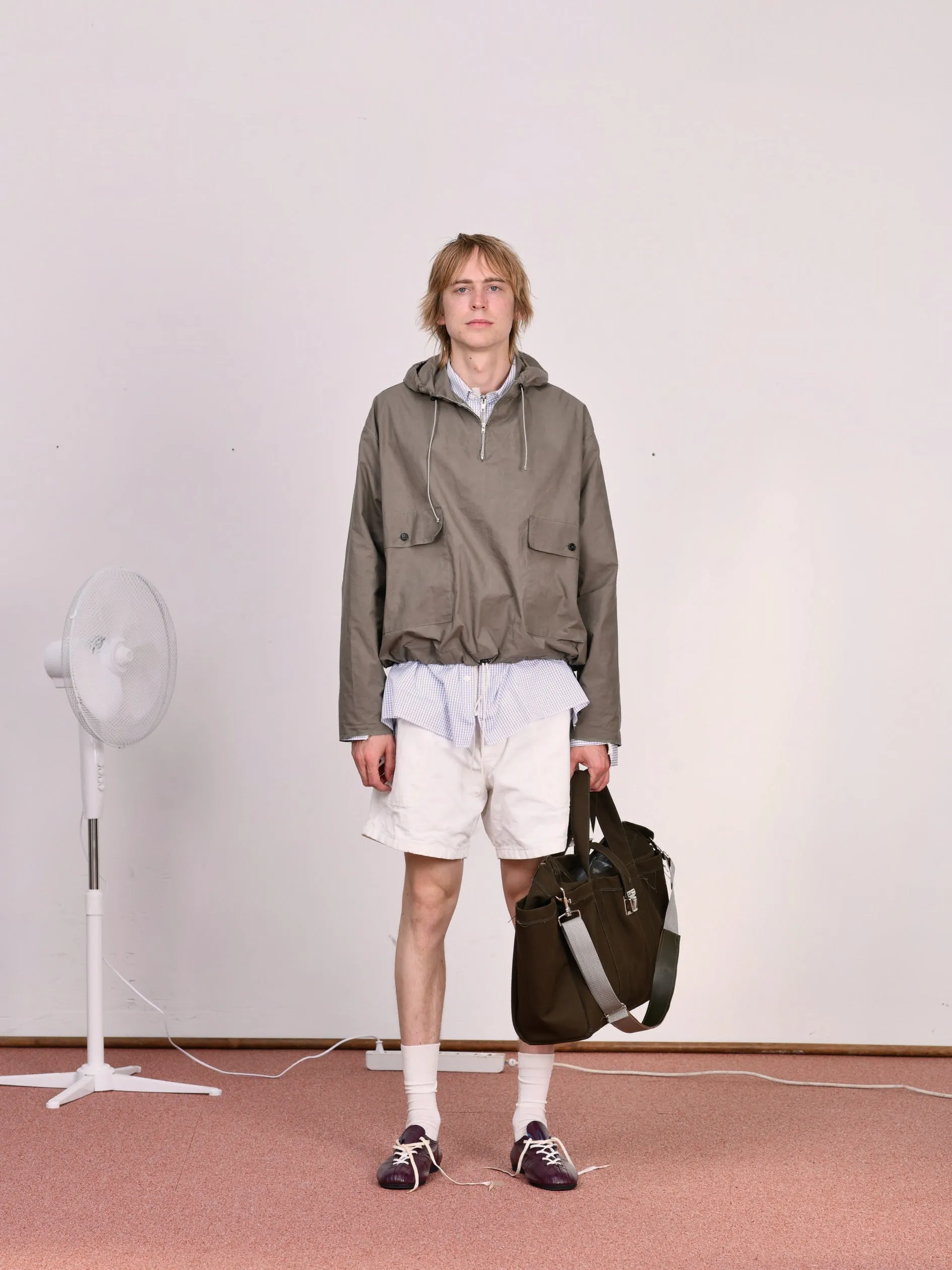 CF.23.09.04.03 OVERHEAD JACKET dry waxed cotton sage green sold by Camiel Fortgens