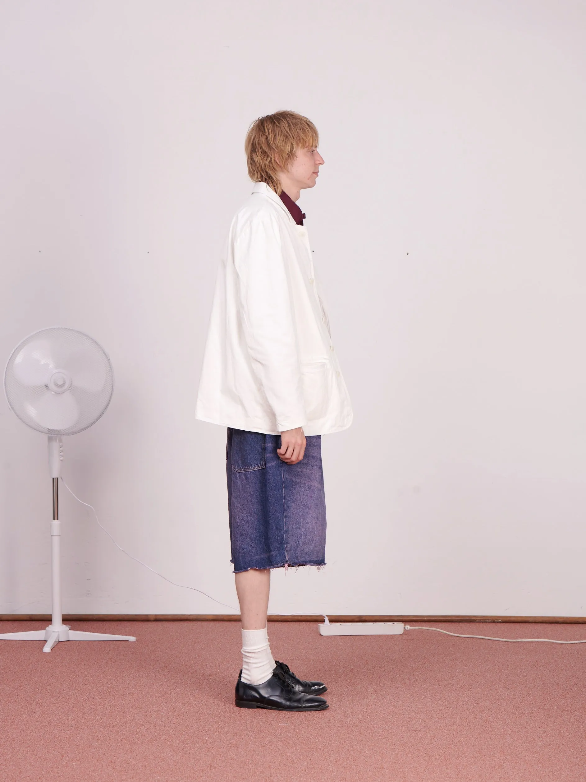 CF.23.09.02.03 SUIT JACKET light canvas optical white sold by Camiel Fortgens product image thumbnail 4