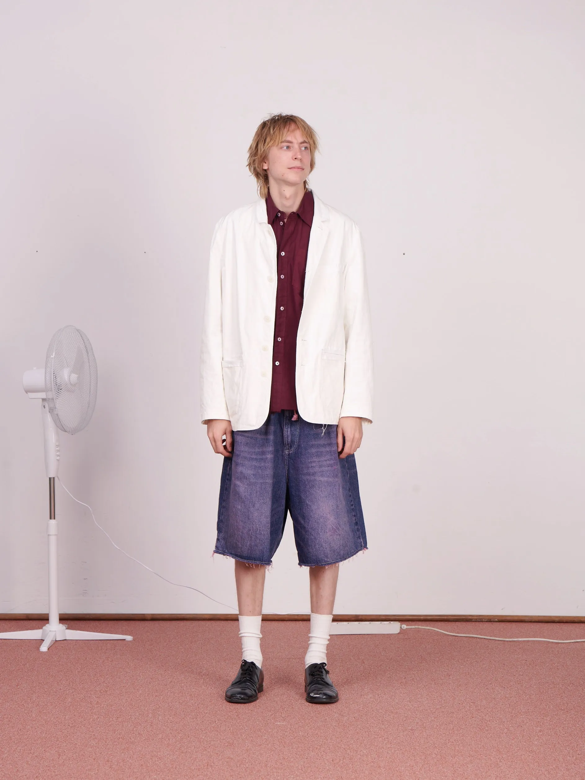 CF.23.09.02.03 SUIT JACKET light canvas optical white sold by Camiel Fortgens product image thumbnail 2