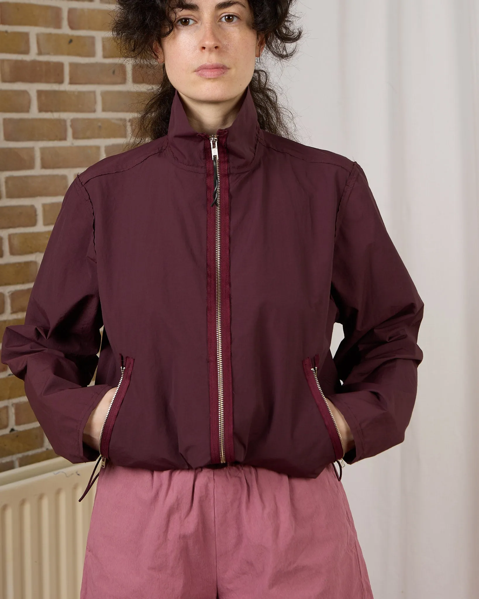 CF.23.09.01.02 TRACK JACKET technical burgundy sold by Camiel Fortgens product image thumbnail 5