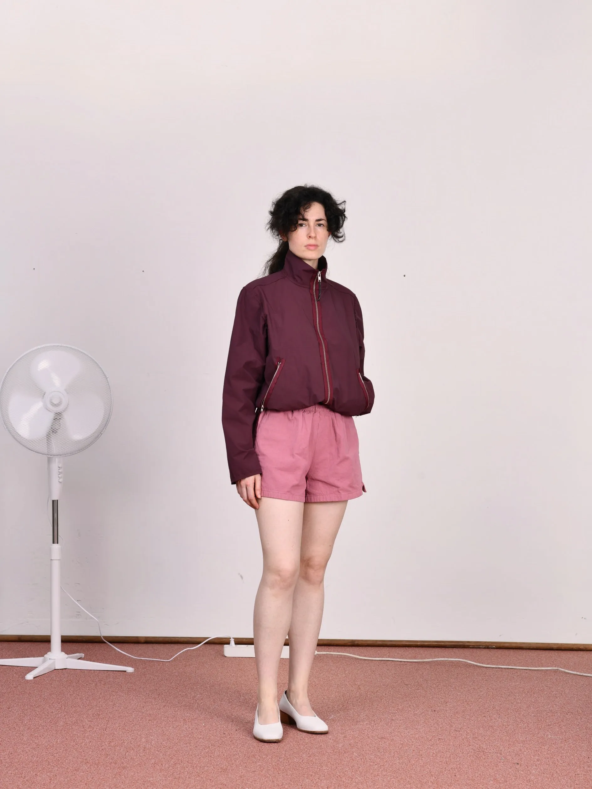 CF.23.09.01.02 TRACK JACKET technical burgundy sold by Camiel Fortgens