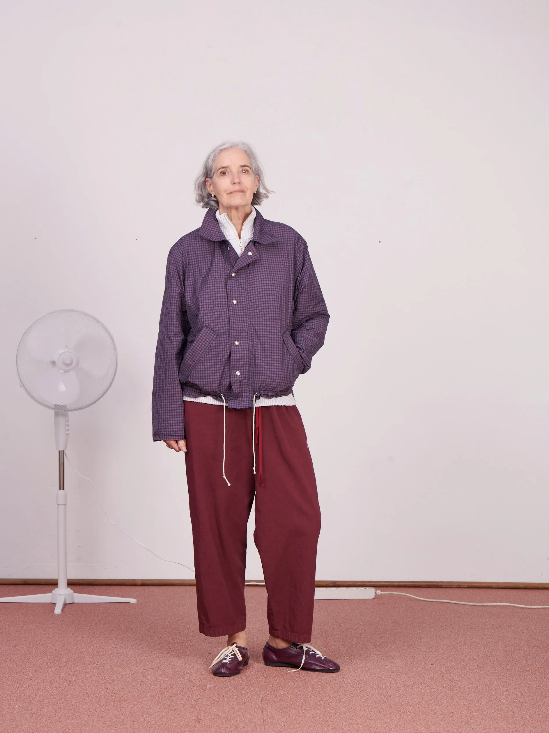 CF.23.06.02.01 SIMPLE PANTS washed twill burgundy sold by Camiel Fortgens product image thumbnail 2