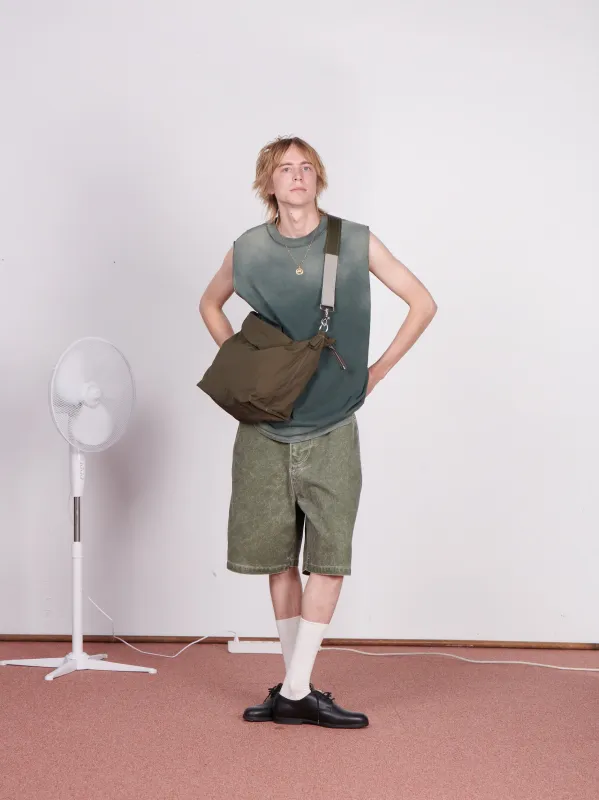 CF.23.14.05.01 SHOULDER BAG technical cordura green made by Camiel Fortgens