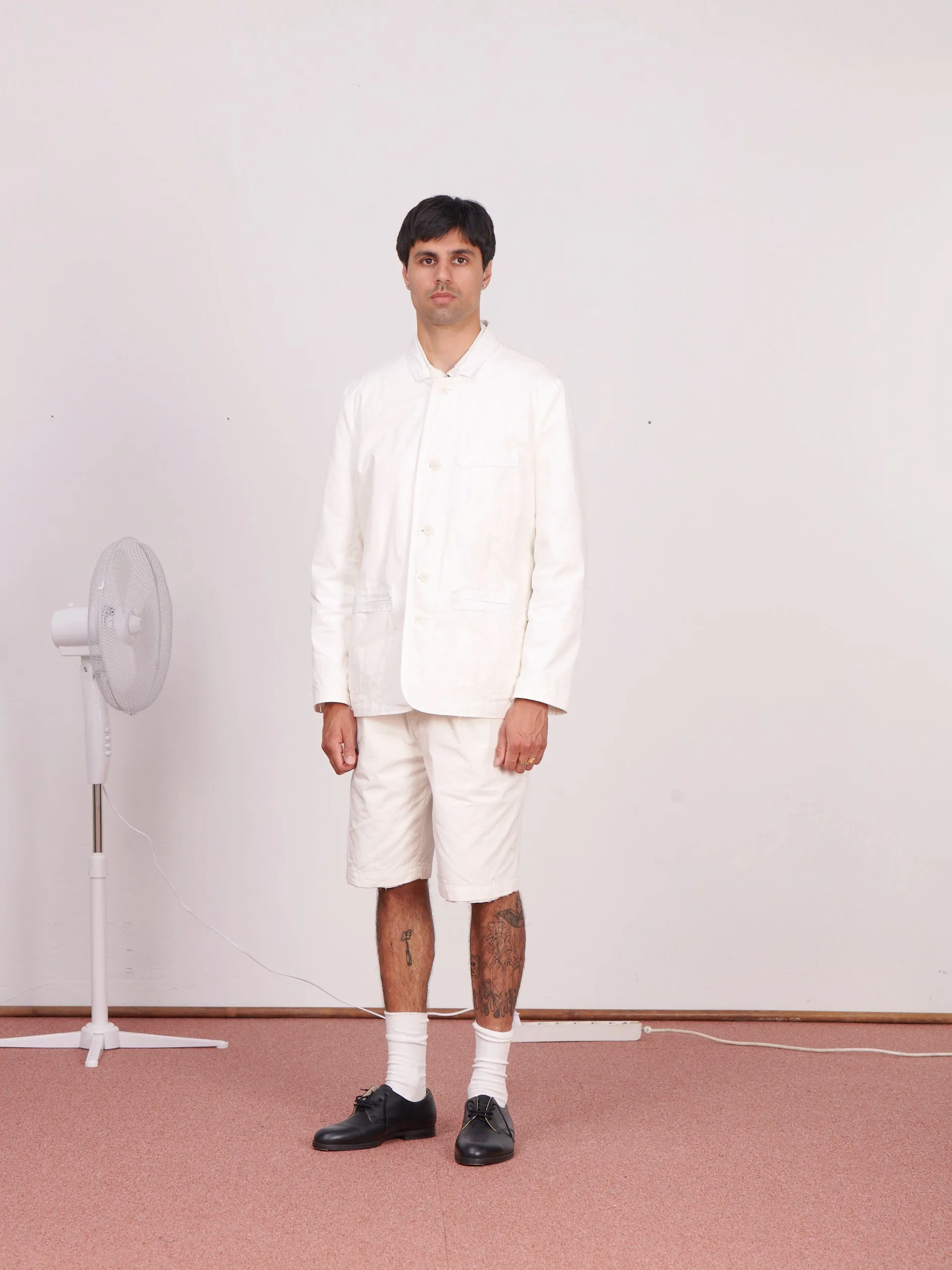 CF.23.13.04.03 SUIT PANTS SHORTS light canvas optical white sold by Camiel Fortgens product image thumbnail 2