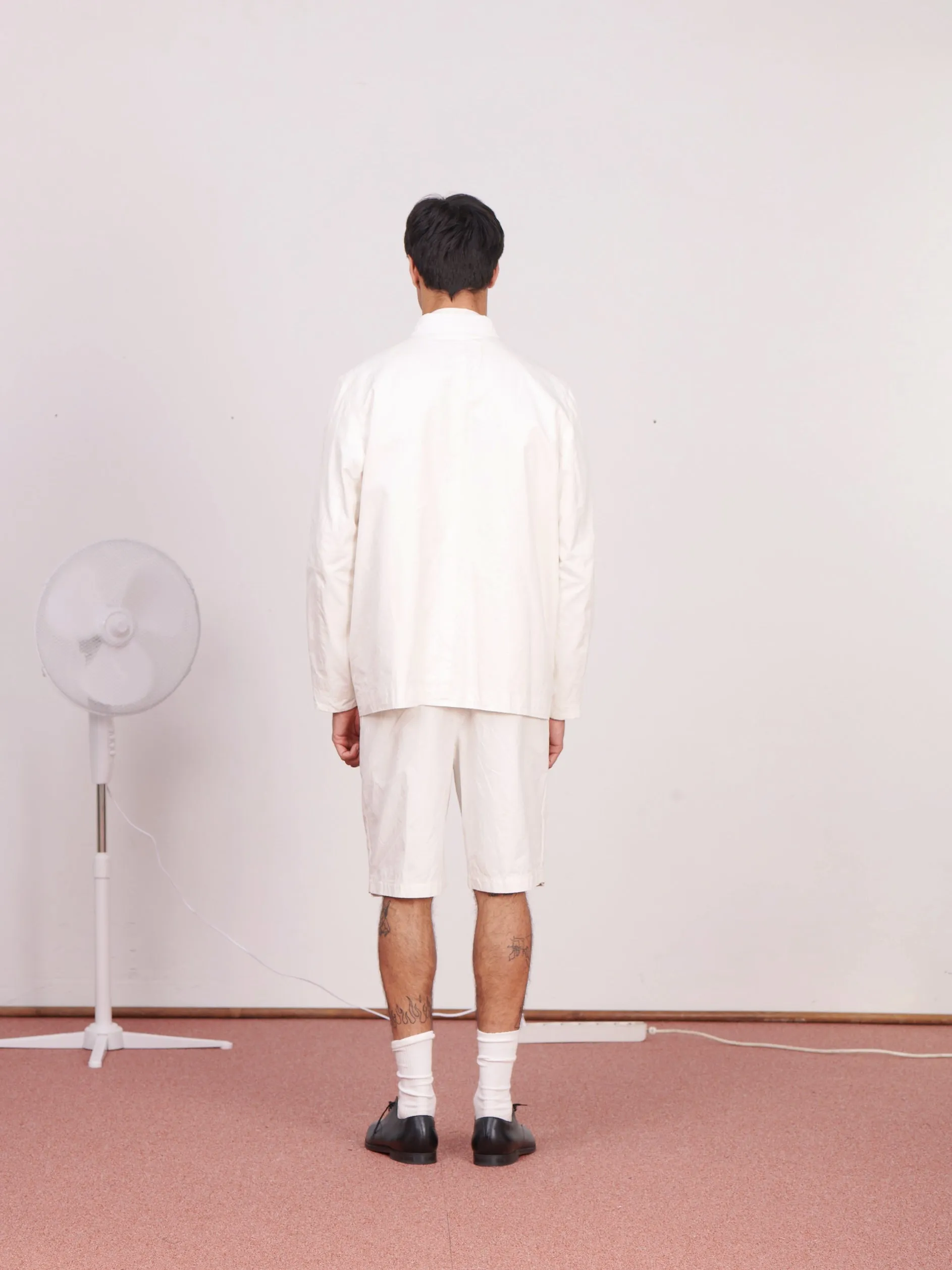CF.23.13.04.03 SUIT PANTS SHORTS light canvas optical white sold by Camiel Fortgens product image thumbnail 4