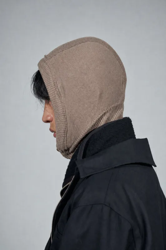 CF.22.11.06.02 BALACLAVA HOOD sand made by Camiel Fortgens