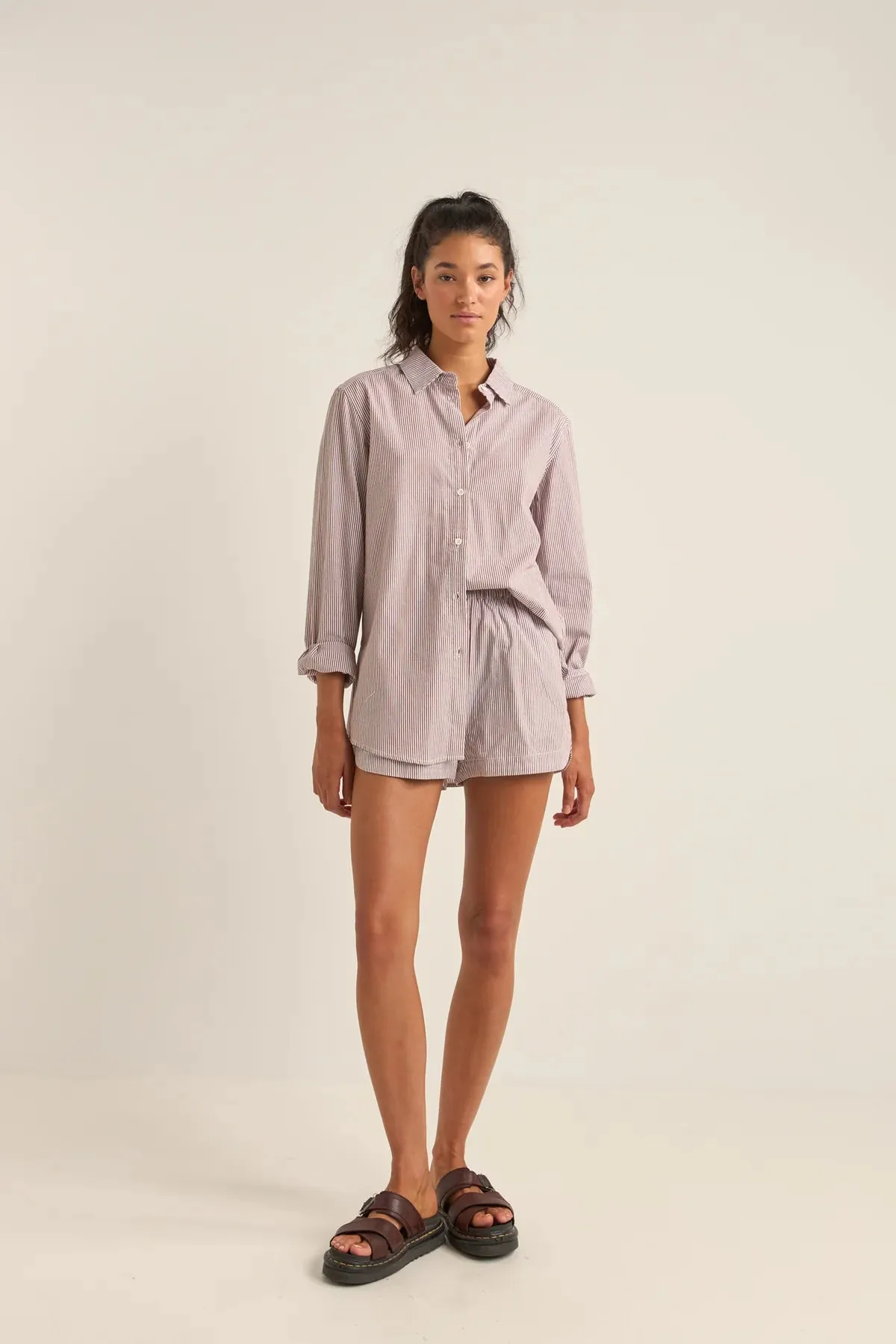 Rhythm Zephyr Stripe Beach Shirt sold by JUNE SWIMWEAR product image thumbnail 3