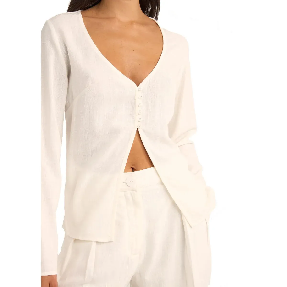 Rhythm Kayla Long Sleeve Top sold by JUNE SWIMWEAR