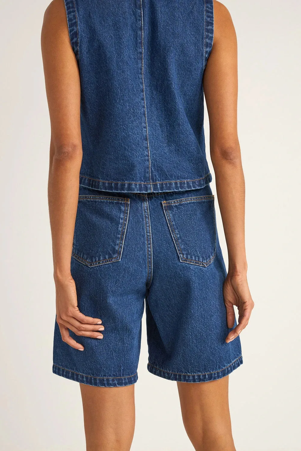 Rhythm Gia Denim Jorts sold by JUNE SWIMWEAR product image thumbnail 3